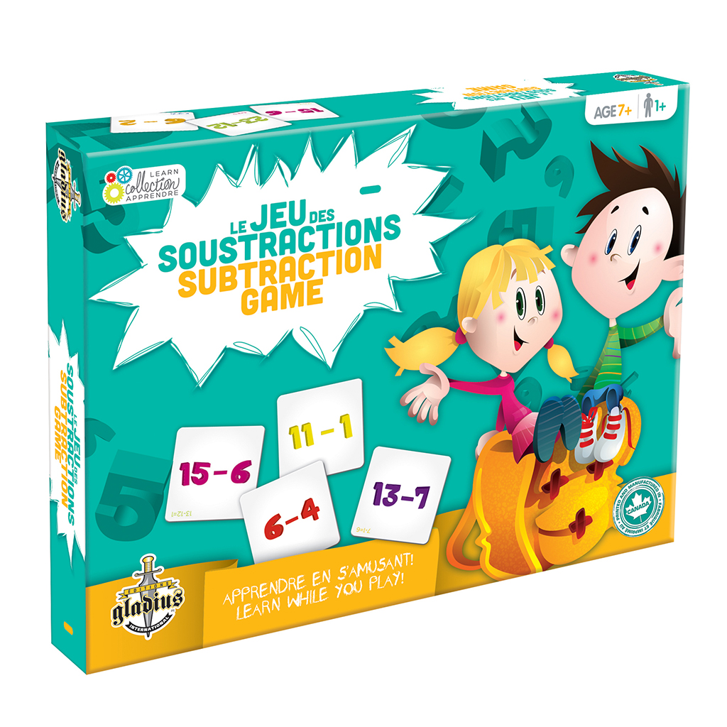 Le Jeu Des Soustractions Collection Appr Jeux De Société Enfants 6